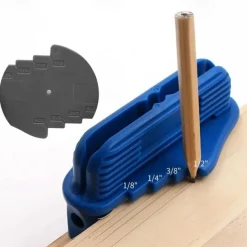 Woodworking Drilling Locator Center Scriber,Finder Scribe Pen Score Gauge Offset Scribe Contour Gauge For Wood Tools