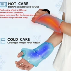 Wrist Gel Ice Pack, Reusable Cold Packs, Hot And Cold Compress for Home, Sports, And Outdoor Activities.