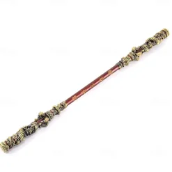 Wukong Zinc Alloy Figurine - Monkey King Great Sage Equal to Heaven Golden Cudgel 30CM Metal Ruyi Jingu Bang Staff - Game Collectible Model