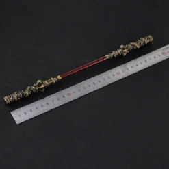 Wukong Zinc Alloy Figurine - Monkey King Great Sage Equal to Heaven Golden Cudgel 30CM Metal Ruyi Jingu Bang Staff - Game Collectible Model