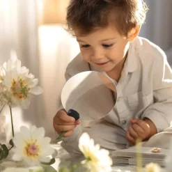 3X Magnifying Glass 110mm, Hands-Free Adjustable Neckwear for Seniors, Ideal for Reading, Sewing, Crafting, Cross Stitch - No Battery Required, Magnifying Glass for Reading