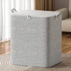 Zipper Storage Bag Clothes Quilt Large Capacity Storage Bag Moving Living Room Bedroom Quilt Finishing Storage Basket