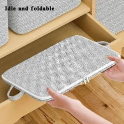 Zipper Storage Bag Clothes Quilt Large Capacity Storage Bag Moving Living Room Bedroom Quilt Finishing Storage Basket