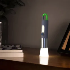 Zoomable Tactical Flashlight, Portable Handheld Flash Light, 1000 High Lumens, USB-C Rechargeable, Emergencies Power Bank, 4 Modes (SOS & Strobe), Waterproof LED Flashlight for Camping